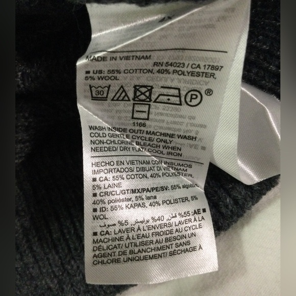 Old Navy V-Neck Rib-Knit Sweater Tank Top Gray Size 4X NWOT - Picture 4 of 5